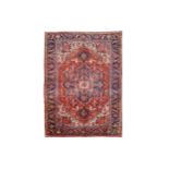 A FINE HERIZ CARPET, NORTH-WEST PERSIA approx: 11ft.8in. x 8ft.7in.(354cm. x 261cm.) Classic