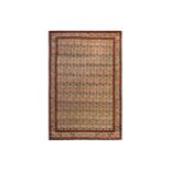A FINE QUM RUG, CENTRAL PERSIA approx: 6ft.10in. x 4ft.5in.(208cm. x 135cm.) The field with very