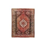 A SHIRAZ CARPET, SOUTH-WEST PERSIA approx: 6ft.10in. x 5ft.4in.(208cm. x 163cm.) Classic design