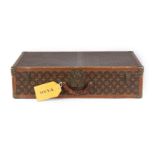 Louis Vuitton Monogram Alzer Trunk, first half 20th century, monogram canvas with leather trim and