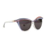 Christian Dior Demoiselle 1 Sunglasses, lilac and pink frame, model number EXQY1 58 Condition