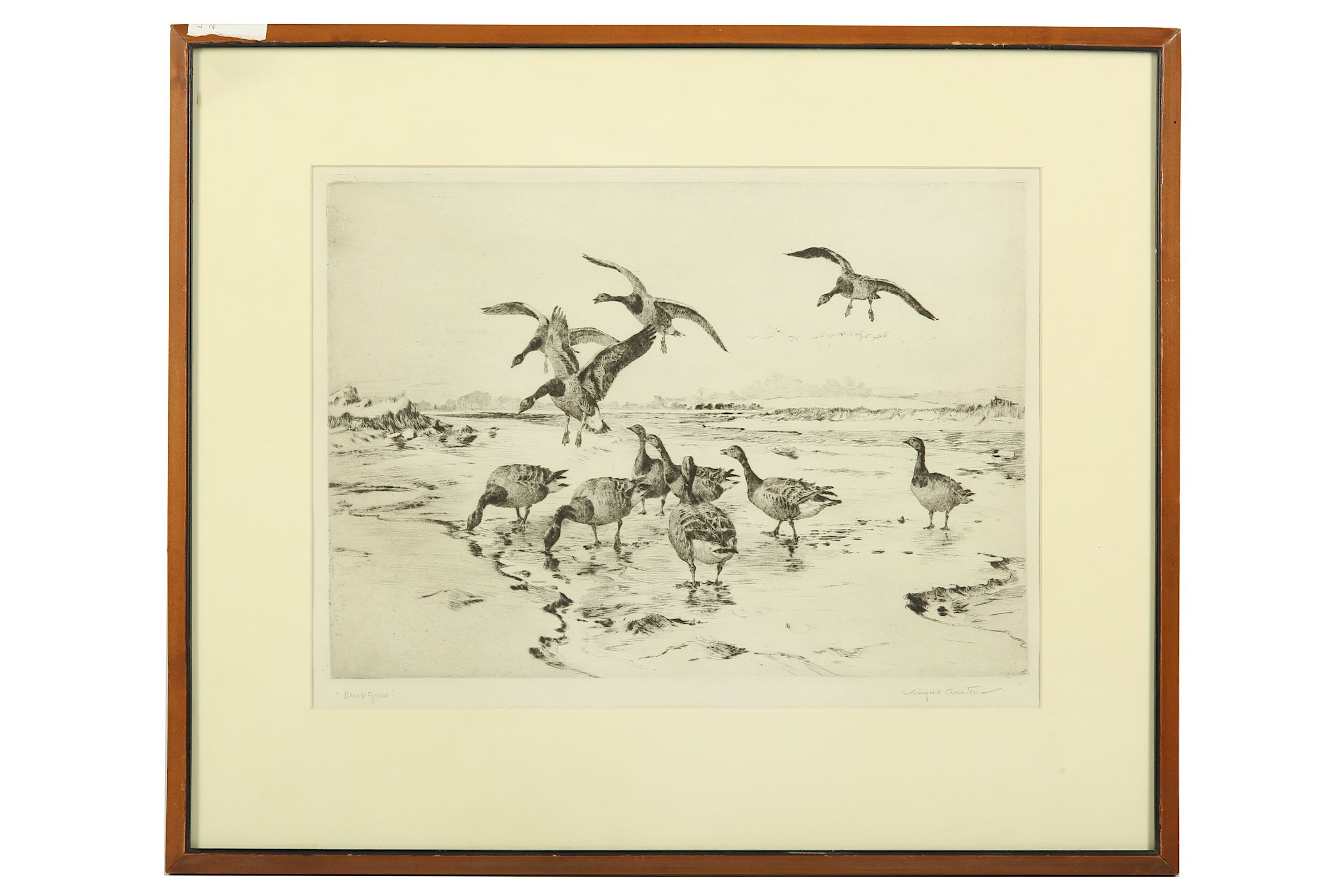 Austen (Winifred, 1876-1964) ‘Brent Geese’, signed lower right, titled lower left, platemark 235 x