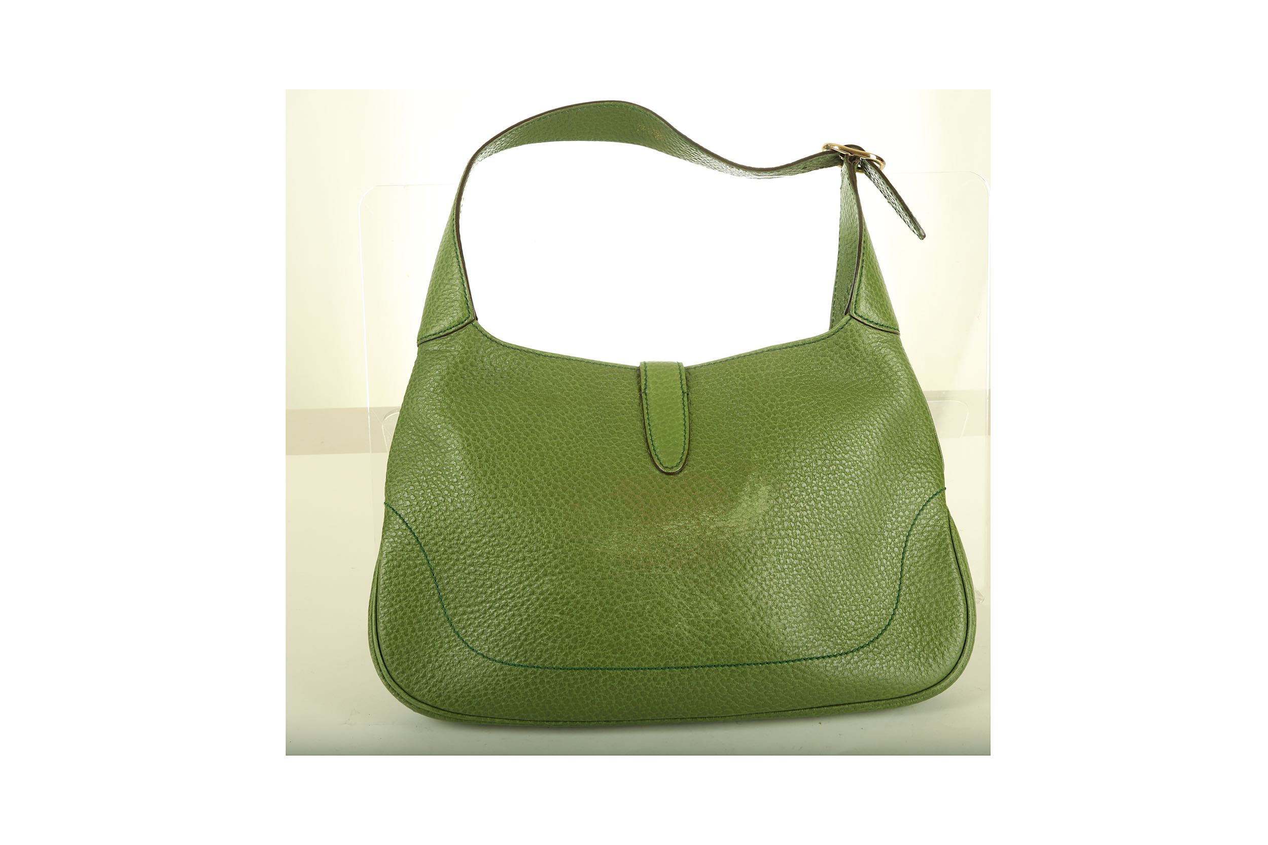 Gucci Green Jackie O Shoulder Bag, grained leather - Image 2 of 4