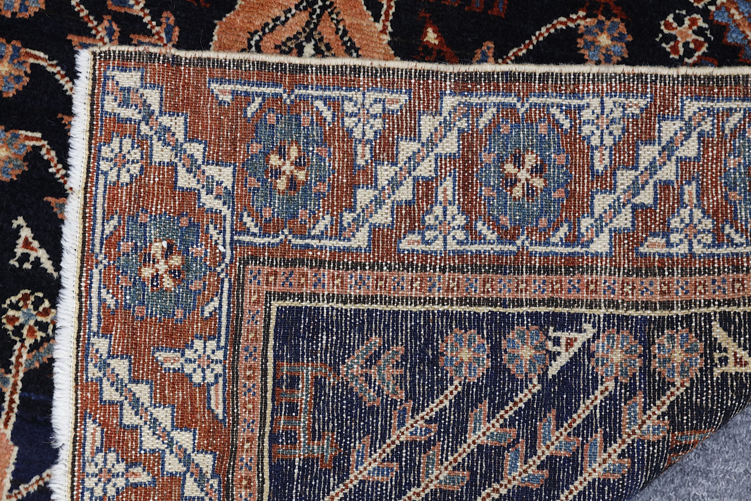 AN UNUSUAL BAKHTIARI RUG, WEST PERSIA approx: 6ft.6in. x 4ft.3in.(198cm. x 130cm.) The field with - Image 5 of 5