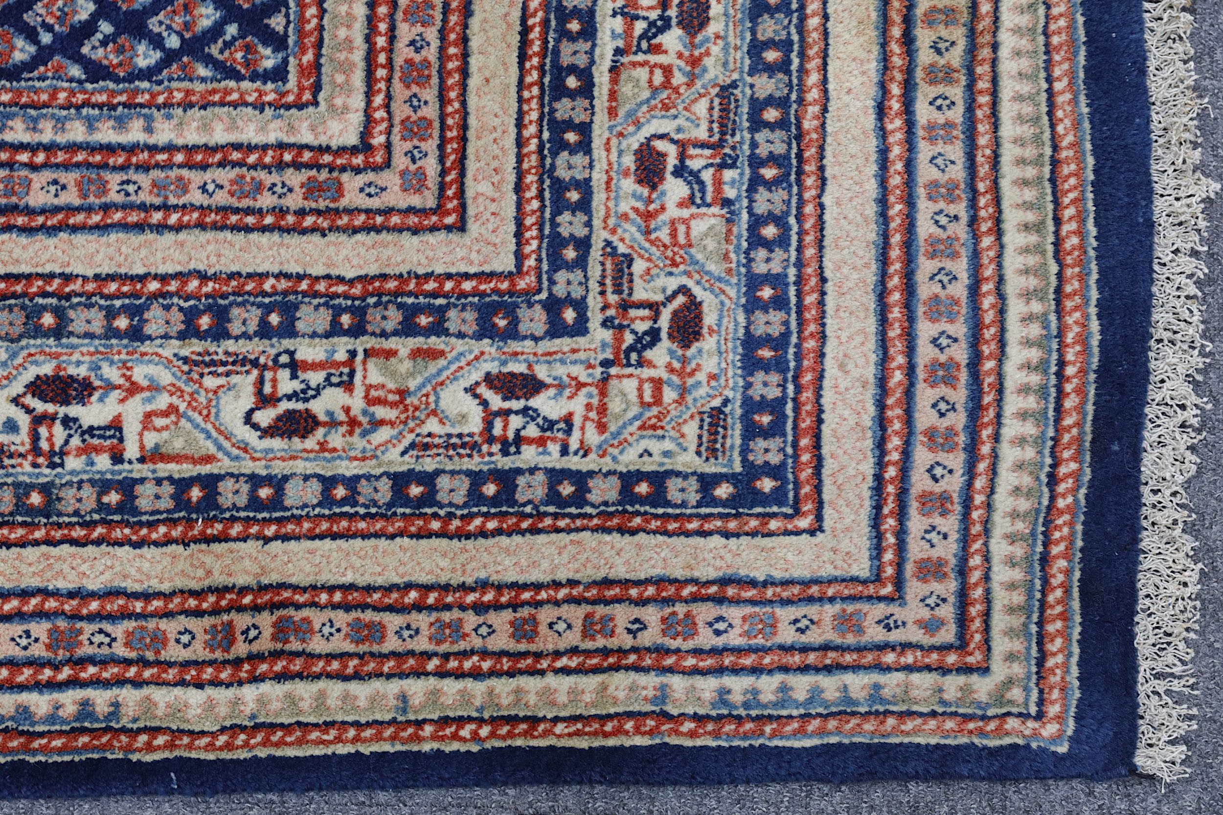 A FINE SERABAND CARPET, WEST PERSIA approx: 11ft.6in. x 8ft.2in.(350cm. x 248cm.) The field with - Image 4 of 5