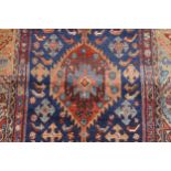 A FINE HAMADAN RUG, WEST PERSIA approx: 6ft.9in. x 4ft.3in.(206cm. x 130cm.) The field with three