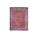 A FINE SIGNED MESHED CARPET, NORTH-EAST PERSIA approx: 11ft.1in. x 8ft.6in.(337cm. x 259cm.) The