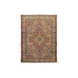 AN ANTIQUE KIRMAN LAVER RUG, SOUTH PERSIA approx: 6ft.8in. x 4ft.9in.(204cm. x 145cm.)  Beautiful