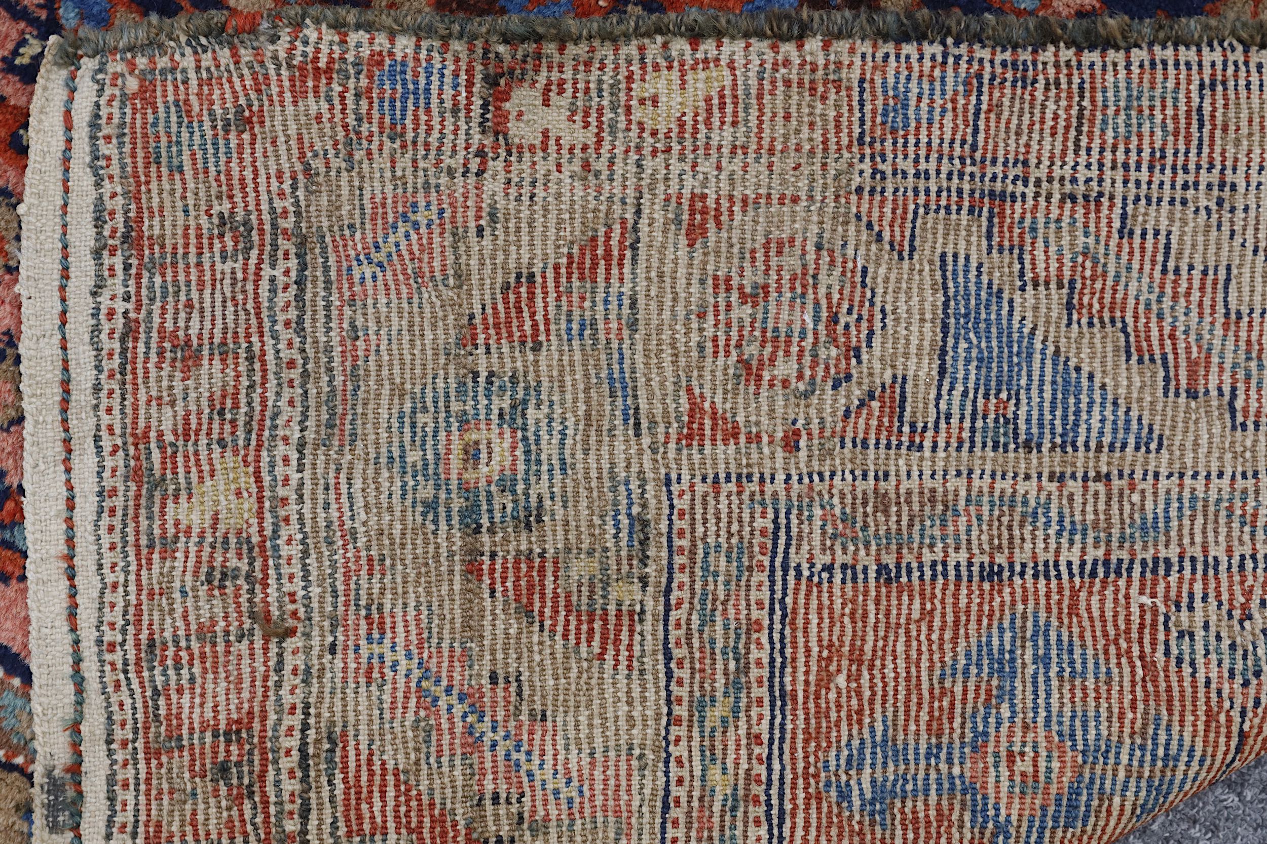 A FINE HAMADAN RUG, WEST PERSIA approx: 6ft.9in. x 4ft.3in.(206cm. x 130cm.) The field with three - Image 5 of 5