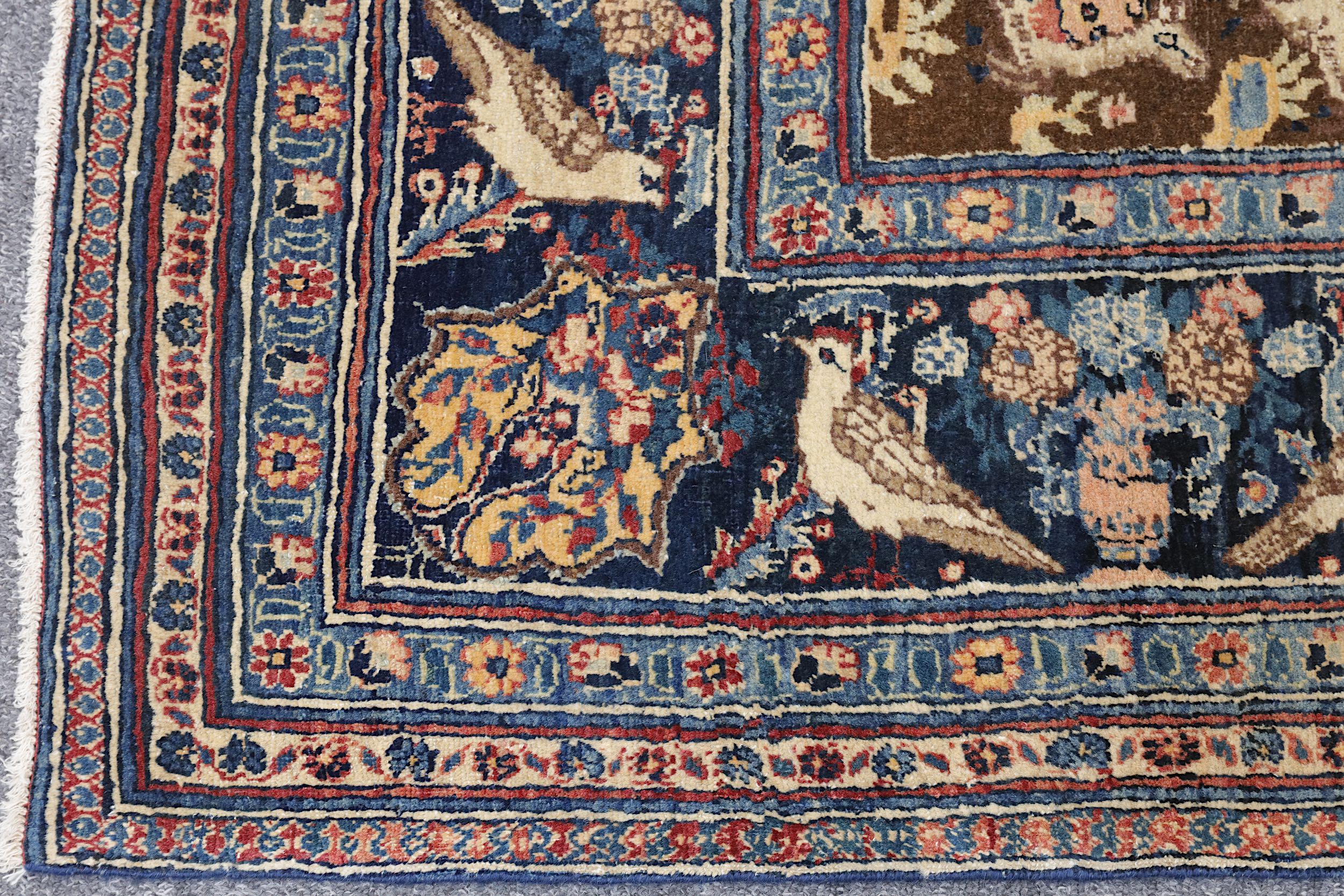 A VERY FINE TEHERAN PRAYER RUG, NORTH PERSIA approx: 7ft.6in. x 4ft.8in.(228cm. x 142cm.) Very - Image 5 of 6