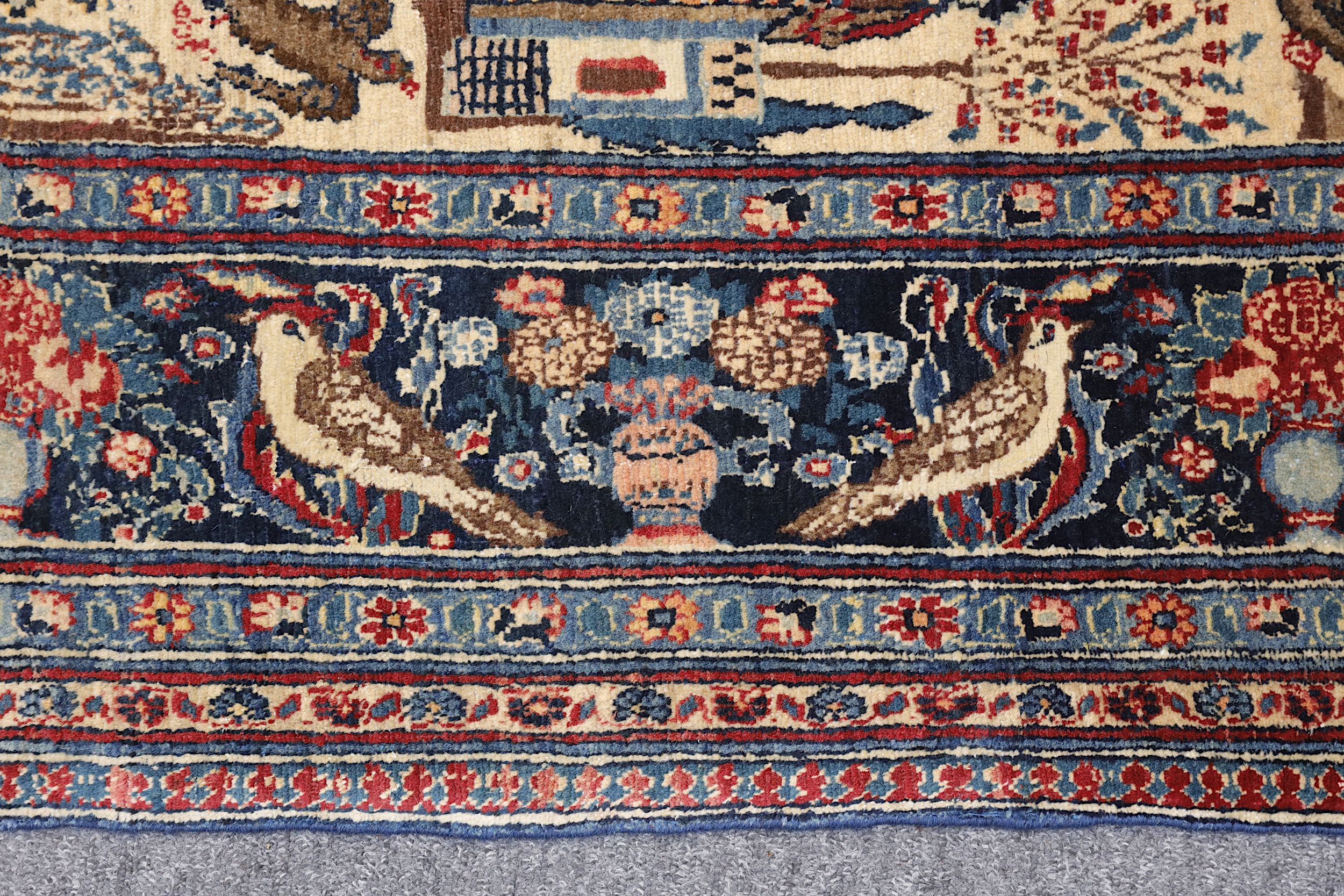 A VERY FINE TEHERAN PRAYER RUG, NORTH PERSIA approx: 7ft.6in. x 4ft.8in.(228cm. x 142cm.) Very - Image 4 of 6