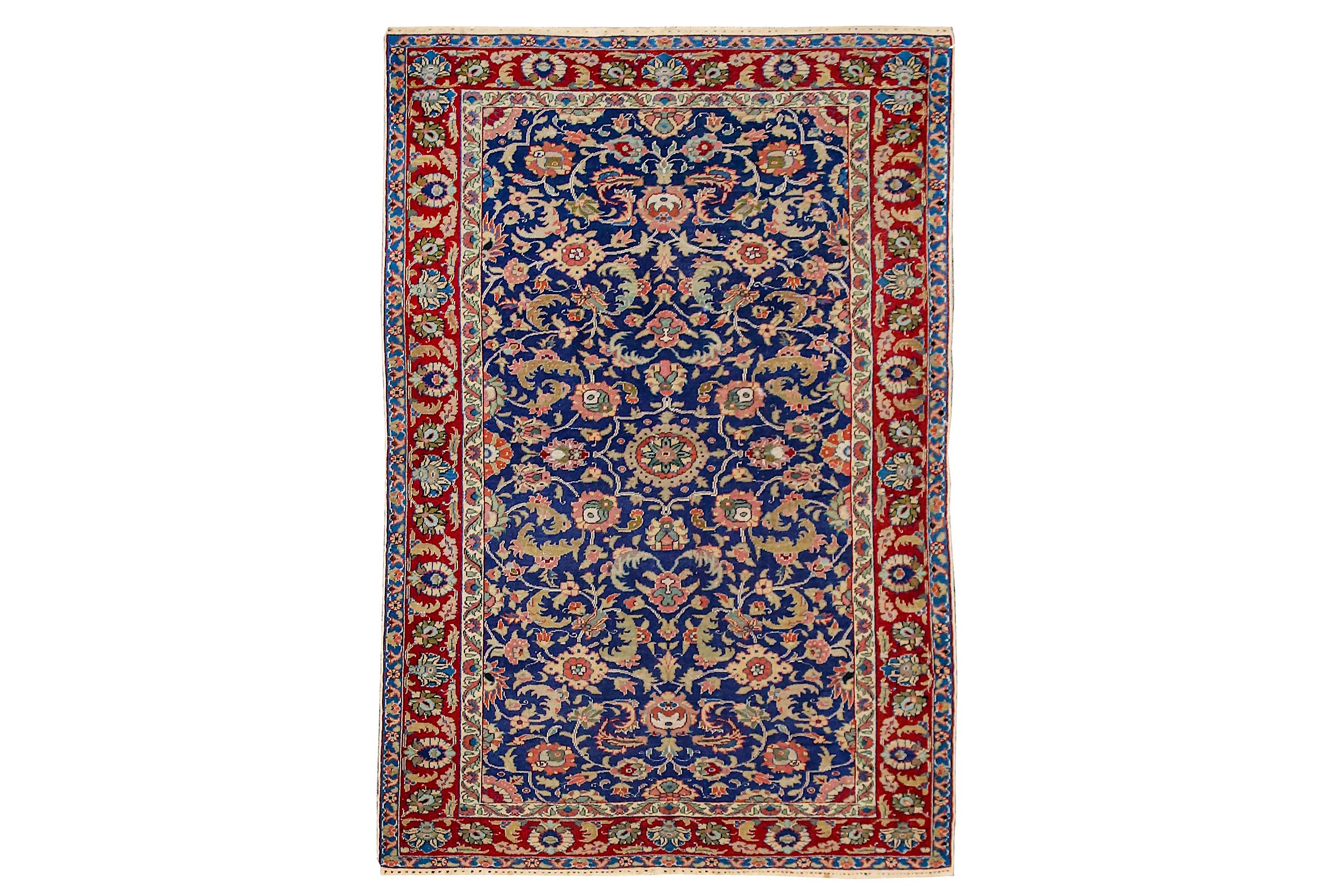 A FINE PANDERMA RUG, TURKEY approx:5ft.8in. x 3ft.10in.(173cm. x 117cm.) The field with palmettes