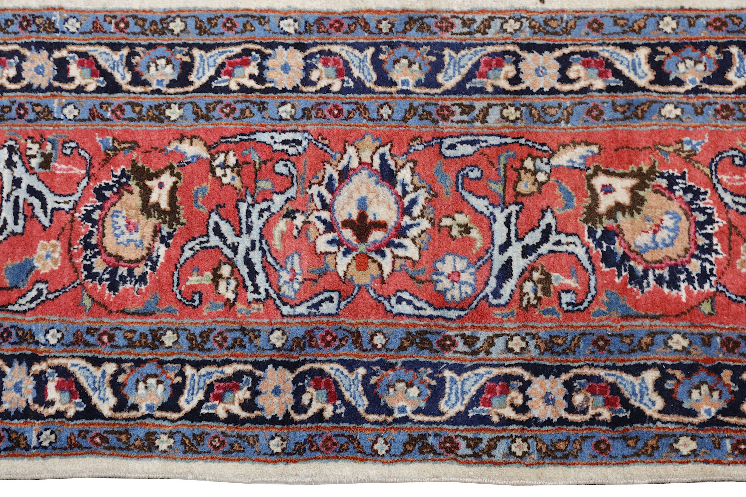 A FINE SAROUK CARPET, WEST PERSIA approx: 12ft.8in. x 9ft.9in.(387cm. x 296cm.) Then ivory field - Image 3 of 5