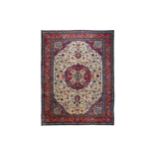 A FINE SAROUK CARPET, WEST PERSIA approx: 12ft.8in. x 9ft.9in.(387cm. x 296cm.) Then ivory field