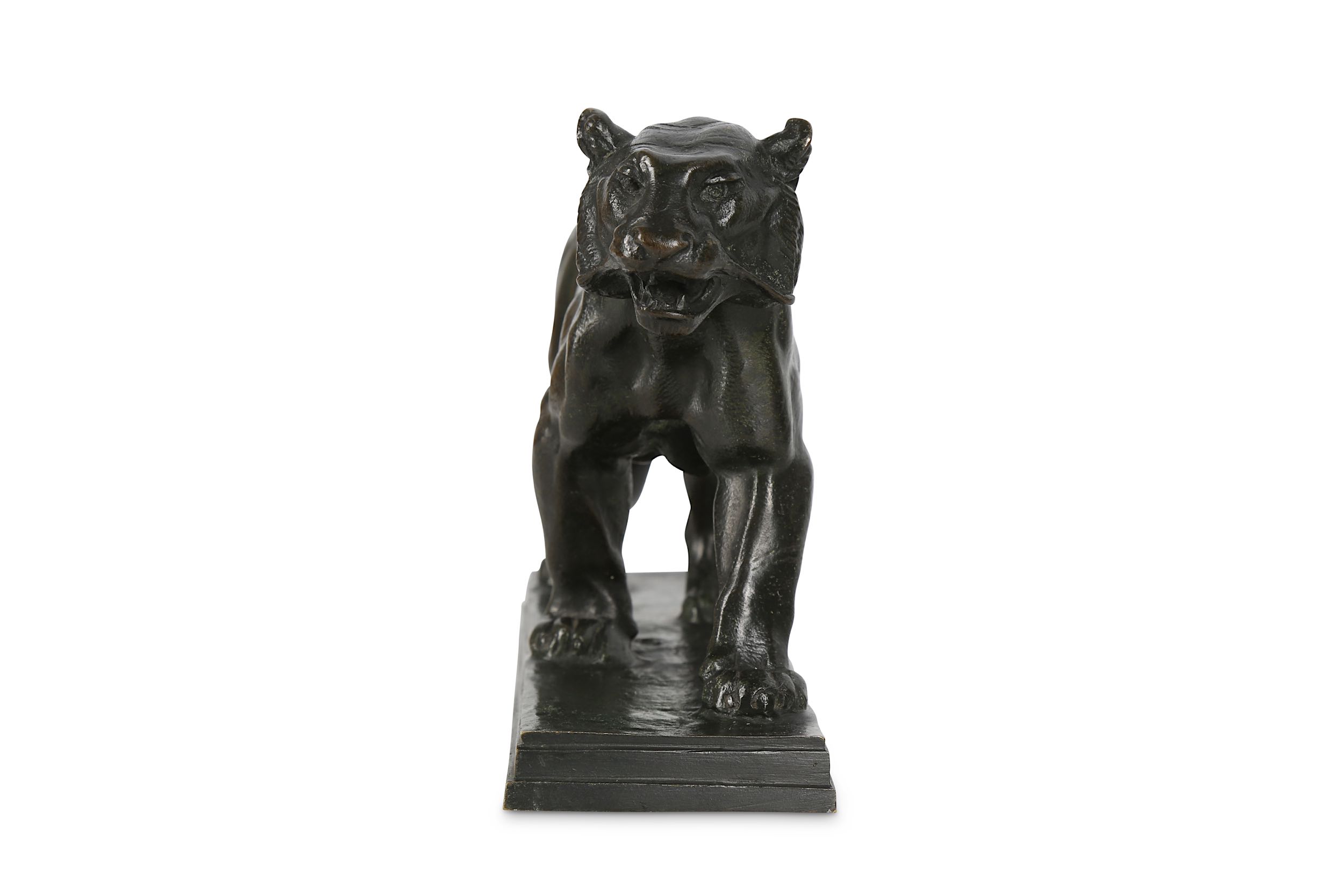 ANTOINE LOUIS BARYE (FRENCH, 1795-1875): TIGRE MARCHANT - Image 3 of 10