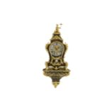 AN 18TH CENTURY FRENCH BOULLE STYLE BRACKET CLOCK BY CLOUZIER, PARIS