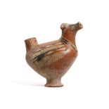 AN ANATOLIAN TERRACOTTA RAM VESSEL Circa 1st Millennium B.C. Of highly stylised form, the vessel