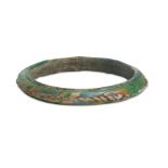 A ROMANO-EGYPTIAN GLASS BRACELET Circa 1st Century B.C. - 1st Century A.D. Of brightly coloured