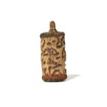 A MESOPOTAMIAN CYLINDER SEAL Circa 1st Millennium B.C. In pale stone, with geometric markings,