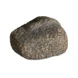 A BABYLONIAN GRANITE DUCK WEIGHT Circa 1st Milliennium B.C. Carved in rough granite, of stylised