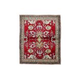 A FINE ANTIQUE AGRA RUG, NORTH INDIA approx: 4ft.1