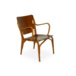 CARL AXEL ACKING for Svenska Mobelfarikerna - A rare' Acking' bentwood chair, designed c.1944