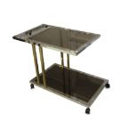 FRANCE, A two tier serving trolley, 1970s