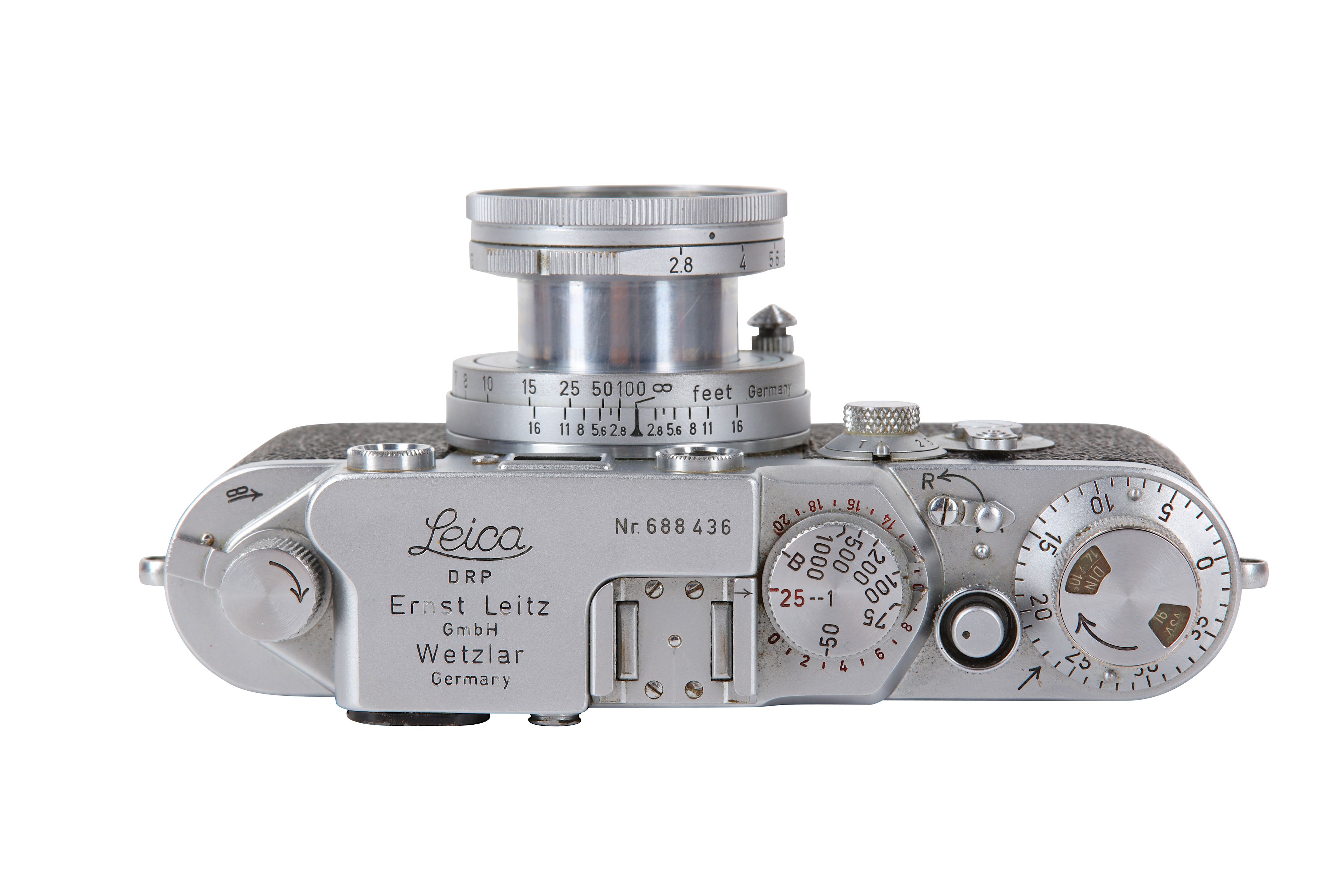 Leica IIIf Red Dial Rangefinder Camera - Image 4 of 9