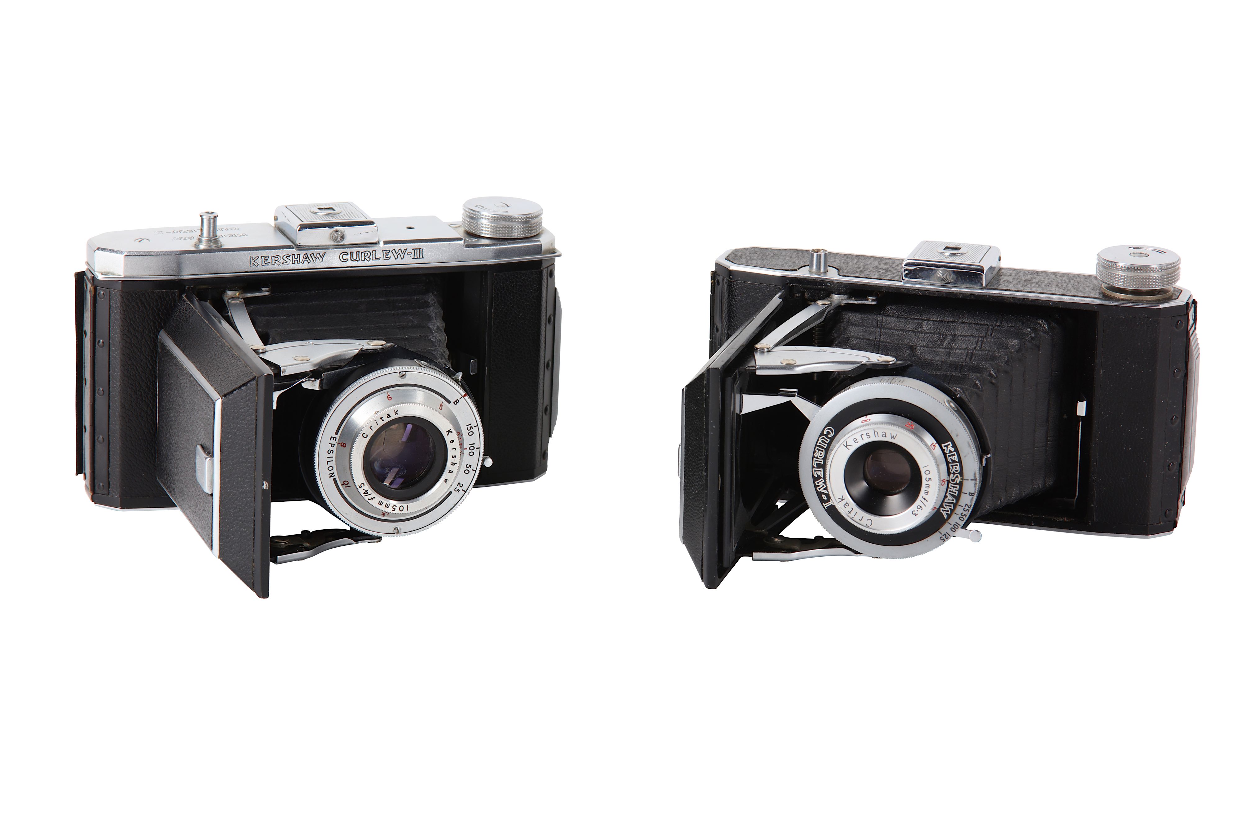 A Pair of Kershaw Curlew Folding Cameras