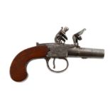 FLINTLOCK OR BOXLOCK POCKET PISTOL