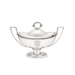 A George III sterling silver sauce tureen, London 1799 by Paul Storr (1771-1844, first reg. 12th Ja