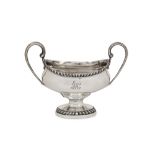 A George III sterling silver open sauce tureen, London 1775 by Thomas Ellis (reg. before 1773