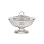 Royal Ambassadorial – A George III sterling silver soup tureen, London 1803 by William Frisbee