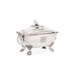 A George III sterling silver sauce tureen, London 1802 by John Emes (this mark reg. 10th Jan 1798)