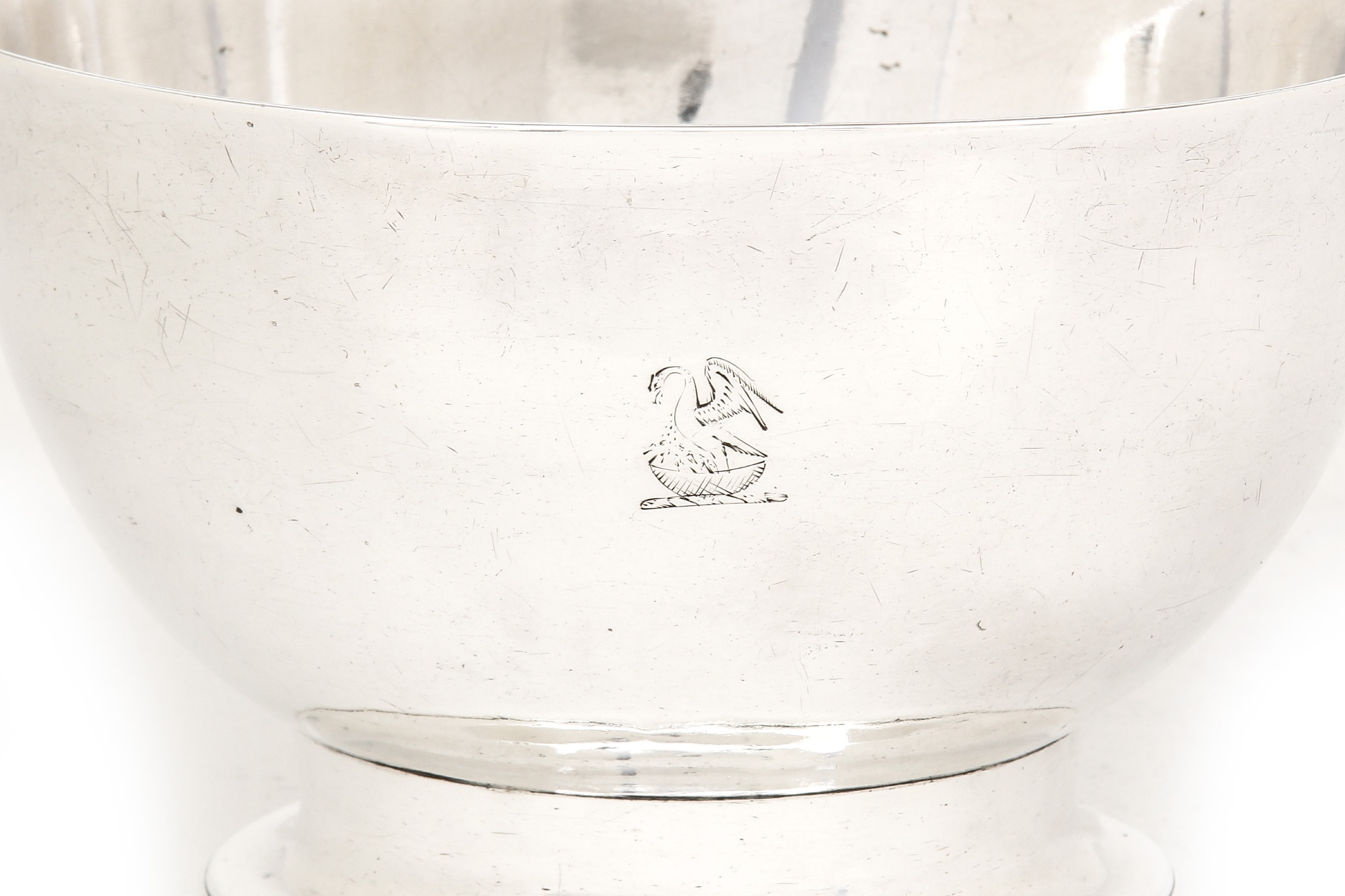 A George III Irish sterling silver footed bowl, Dublin 1812 by Richard Sawyer - Image 2 of 3