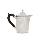 A George III sterling silver hot water pot, London 1806 by Peter and Anne Bateman
