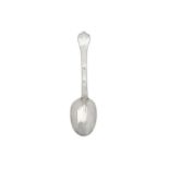A William and Mary sterling silver trifid spoon, London 1692 by William Scarlett