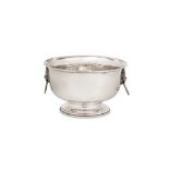 A 20th century Greek sterling silver bowl, stamped 925 and ПA in a shield