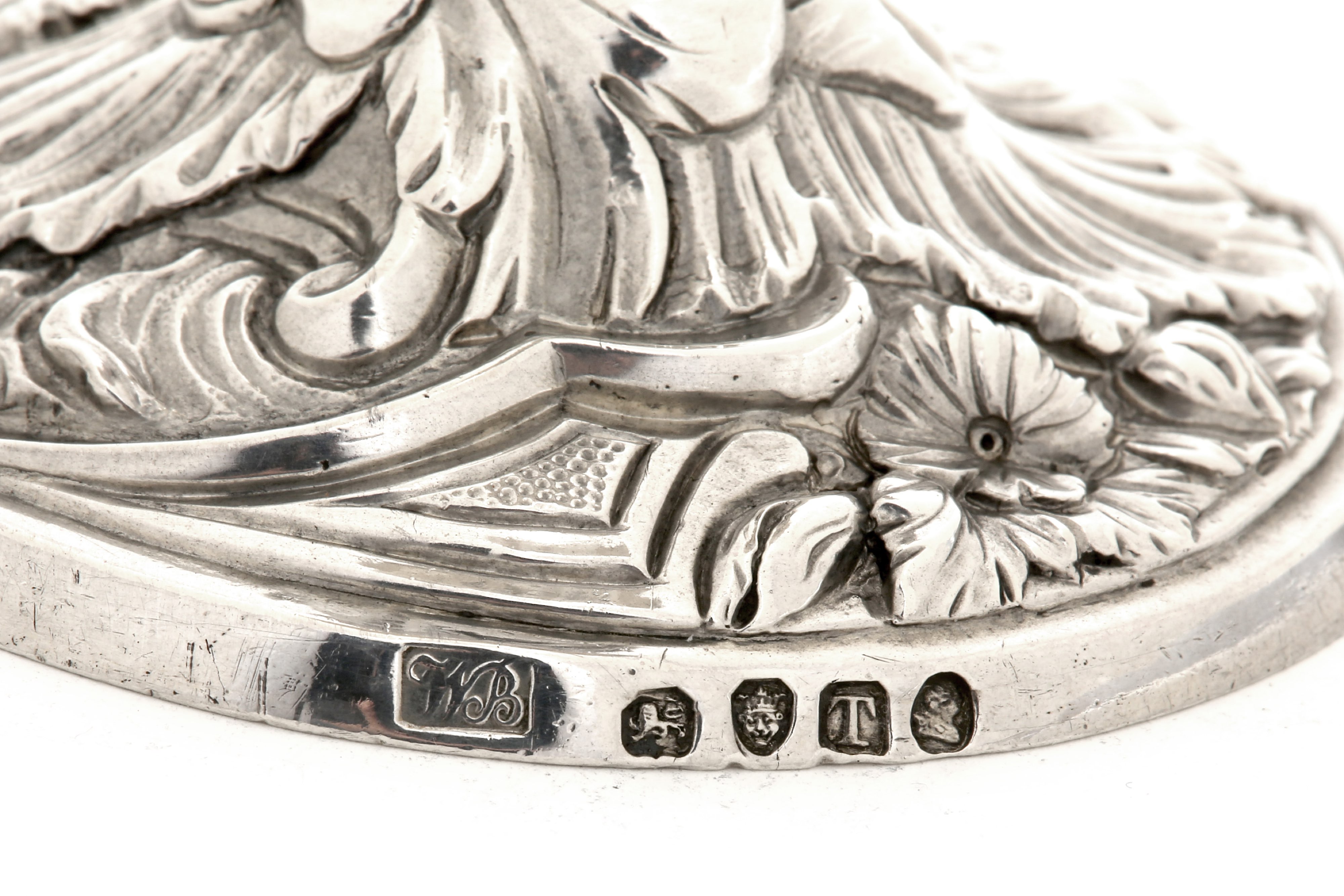 A George III sterling silver figural taperstick, London 1814 by William Burwash - Image 3 of 3