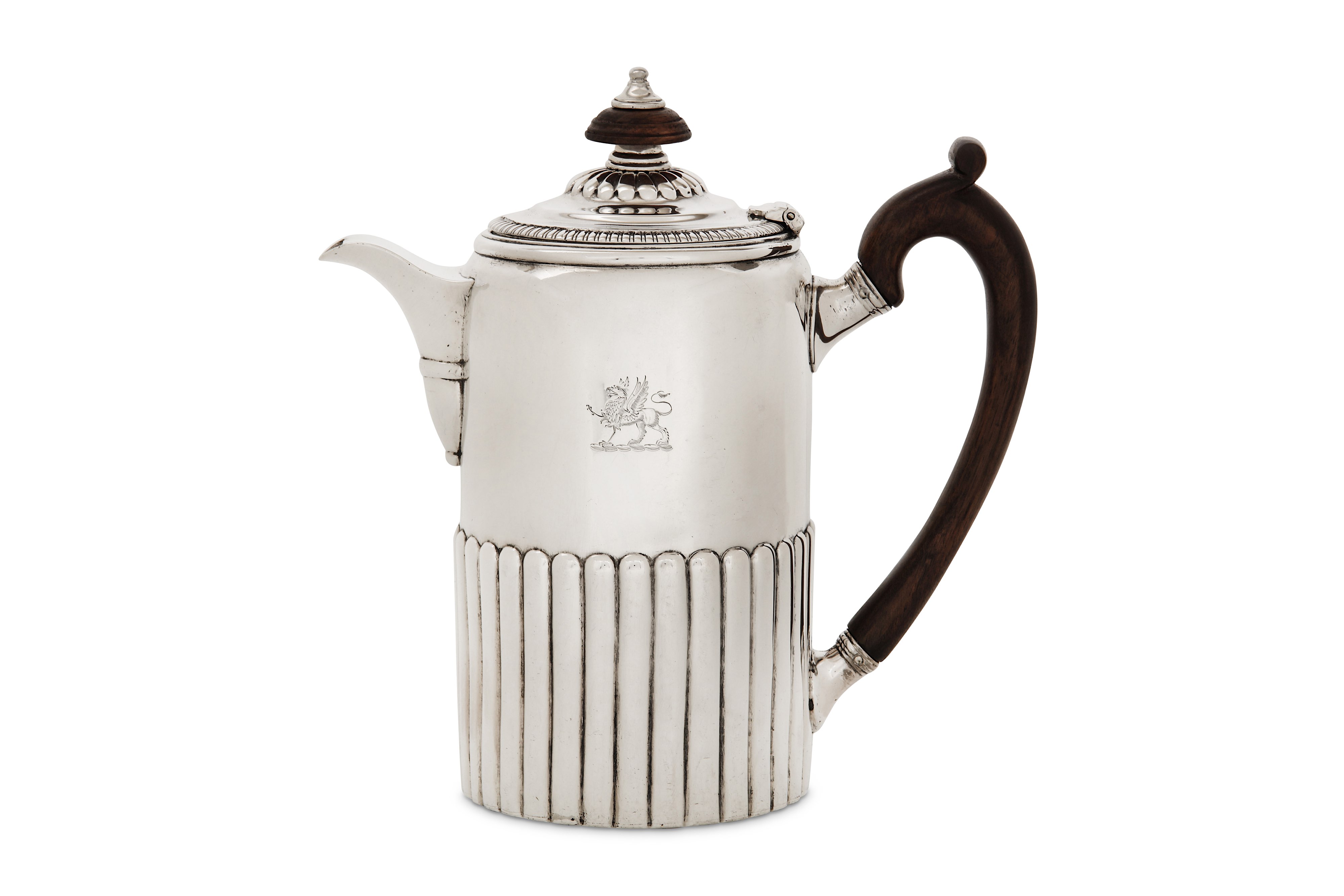 A George III sterling silver coffee biggin, London 1809 by William Burwash & Richard Sibley (reg. 7t