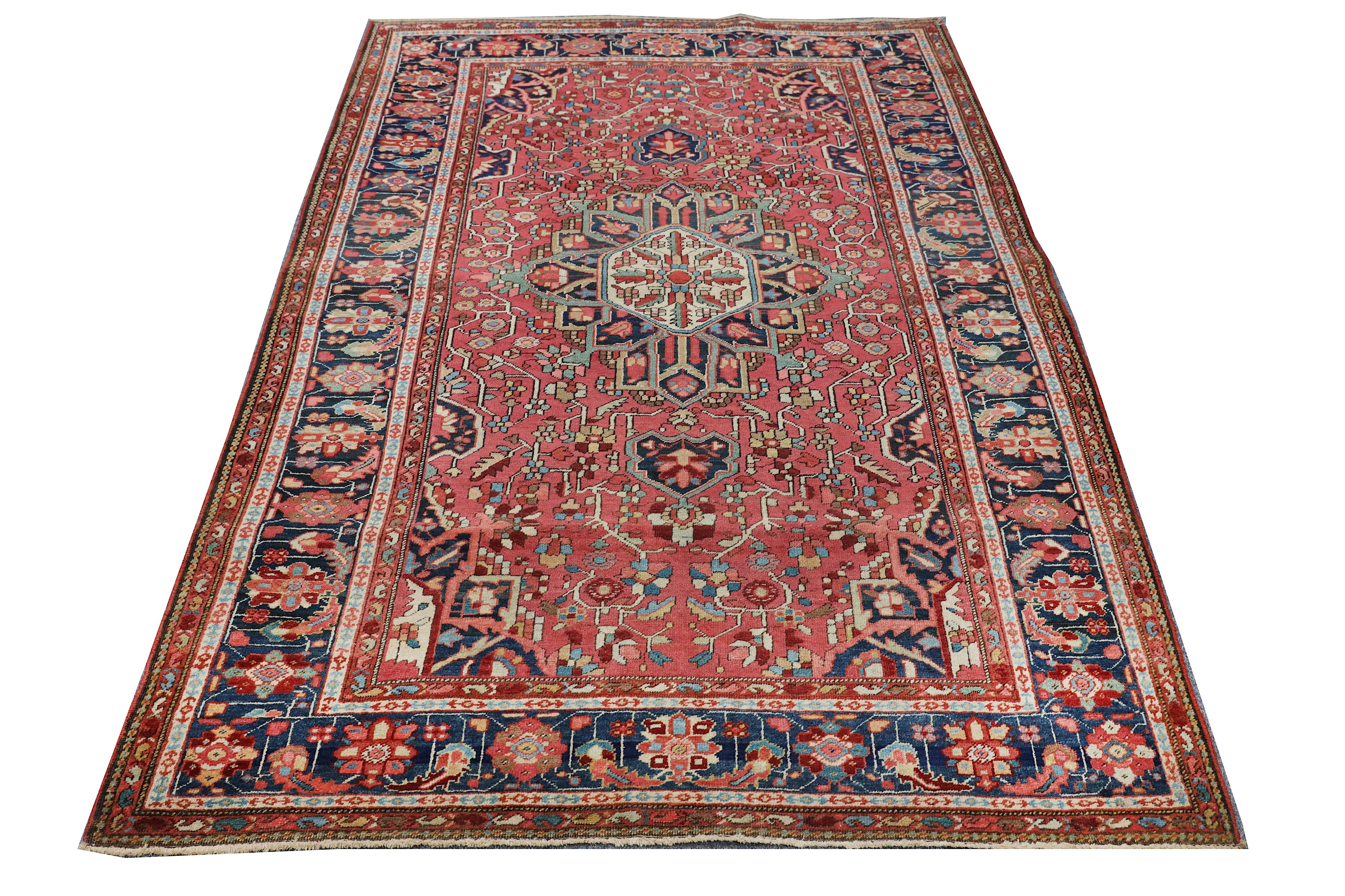 AN ANTIQUE SAROUK-FERAGHAN RUG, WEST PERSIA - Image 6 of 7