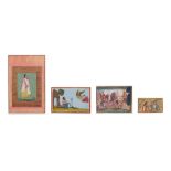 FOUR INDIAN PAINTINGS