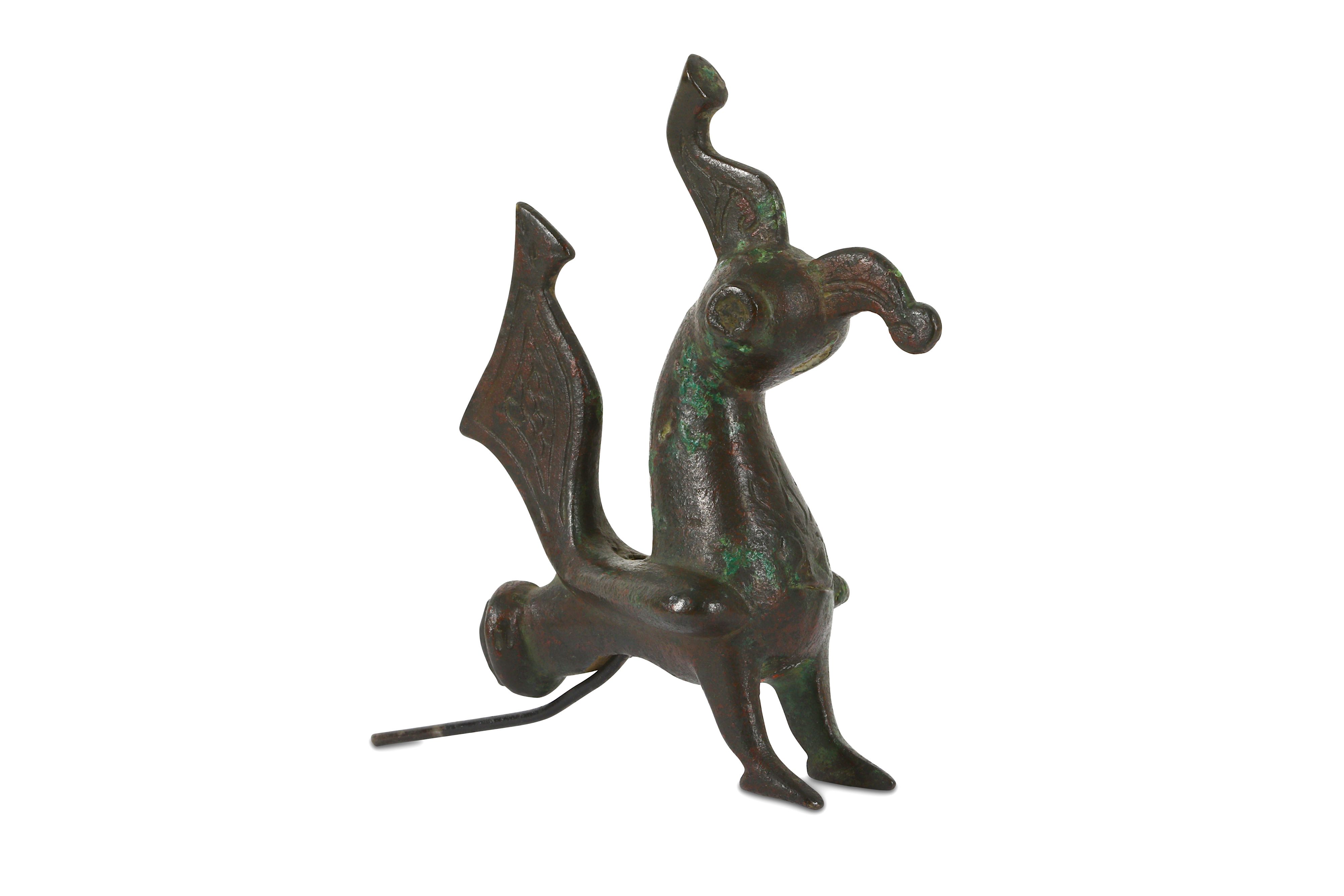 A BRONZE GRIFFIN