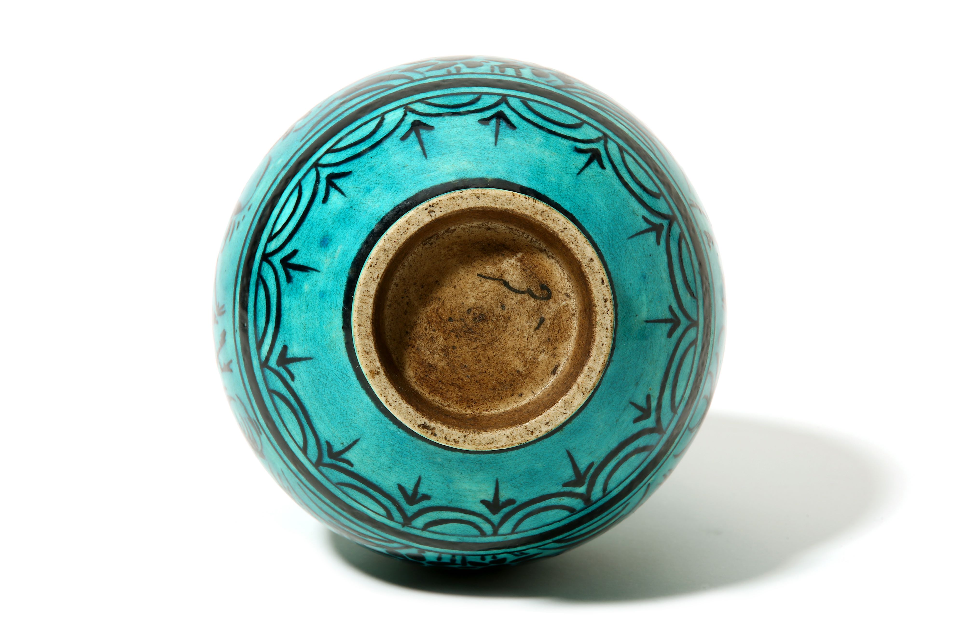 A SAFAVID-STYLE SAMSON POTTERY VASE - Image 2 of 4