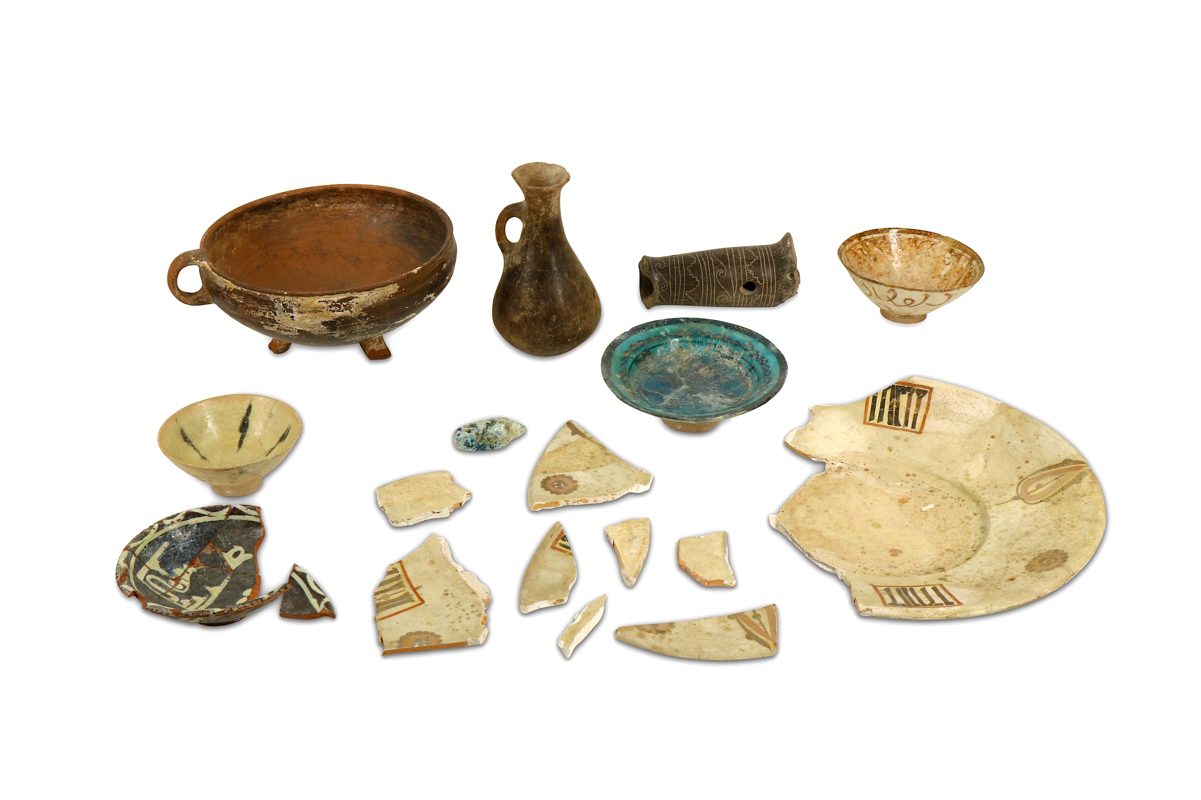 A MISCELLANEOUS SELECTION OF EARLY ISLAMIC WARES PROPERTY FROM THE STEPHEN KEYNES COLLECTION - Image 3 of 3