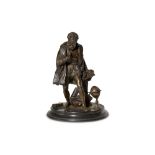 A mid to late 19th Century bronze depicting the philisopher Galileo (1564 - 1642)