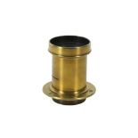 A Watson & Sons 8 ½” x 6 ½” Waterhouse Stop Brass Lens