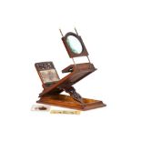 A Victorian Tabletop Zograscope and Stereoscope Combination Viewer
