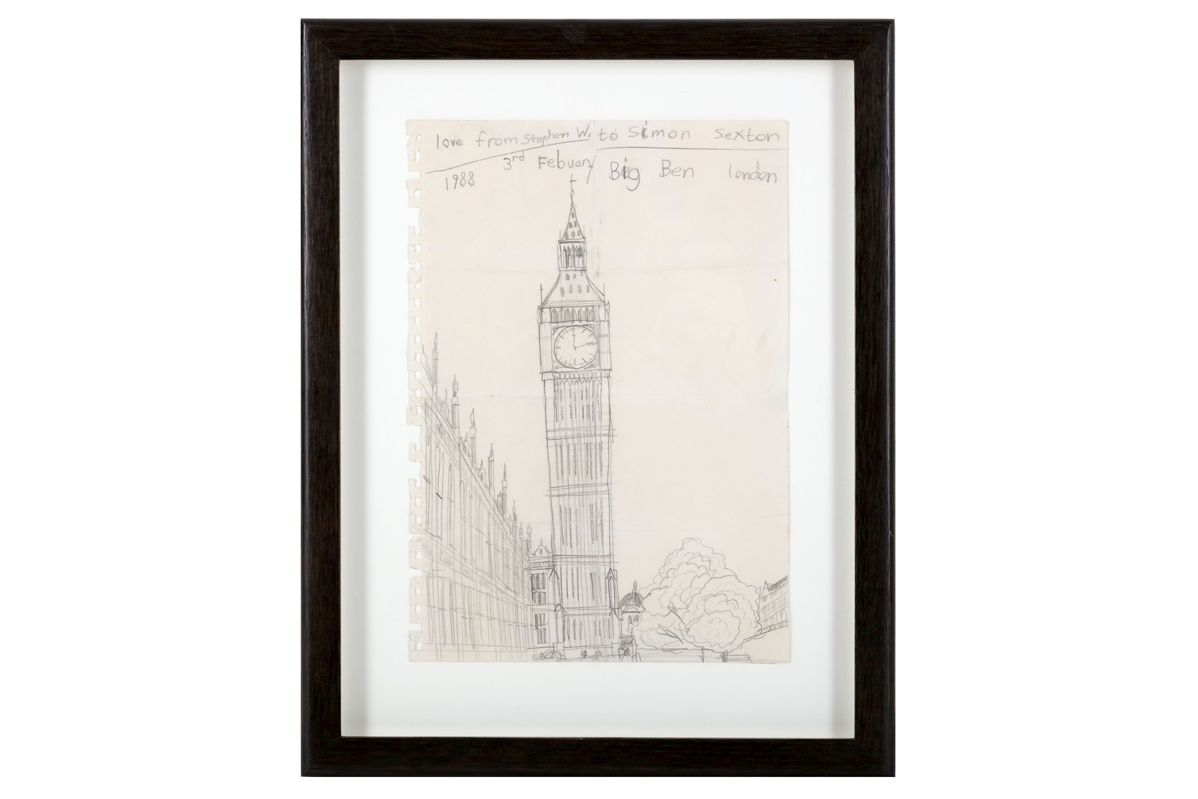 Stephen Wilthsire (British), 'Small Drawing (Big Ben)' - Bild 2 aus 3