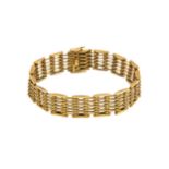 A gold fancy-link bracelet, 1967